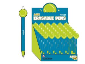Bolígrafo Borrable 3D TENNIS - expositor 24 uds