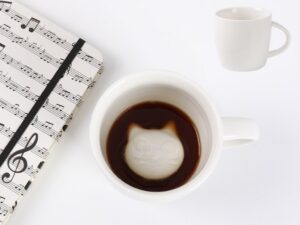 Taza de cerámica 3D Gato