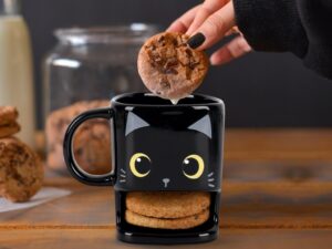 Taza Porta Galletas Gato