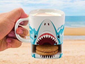 Taza Porta Galletas Tiburón