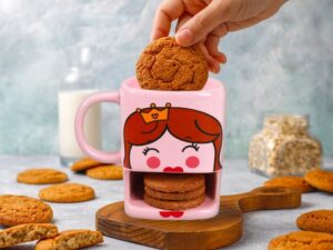 Taza Porta Galletas Princesa