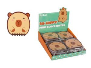 Bloc de Notas CAPYBARA - expositor 24 uds