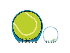 Bloc de Notas TENNIS - expositor 24 uds
