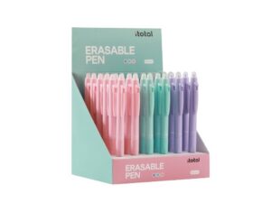 Boligrafo Borrable pastel - expositor 36 uds