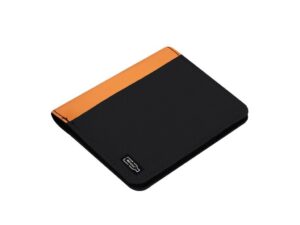 Billetero RPET detalles naranja