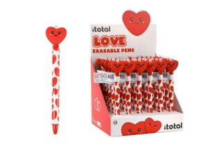 Bolígrafo Borrable FOLLOW YOUR HEART - expositor 36 uds