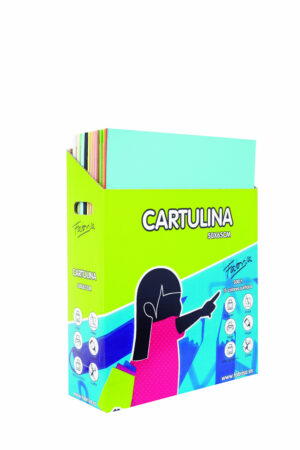 CAJA EXPOSITORA 500H CARTULINA SURTIDA