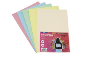 SUBCARPETA 180G FOLIO 15H SURTIDO SUAVE