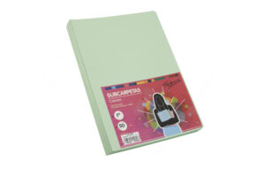 SUBCARPETA 180G FOLIO 50H VERDE