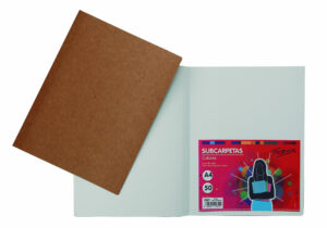 SUBCARPETA 240G A4 50H KRAFT BICOLOR