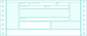 RECIBO NEGOCIABLE 240x4" 1H M/2500 PLI.