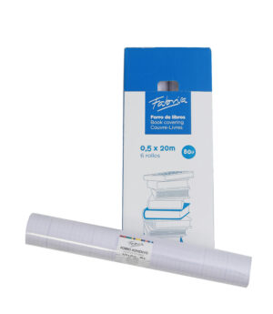 ROLLO FORRO DE LIBRO 0.50X20M 80MICRO