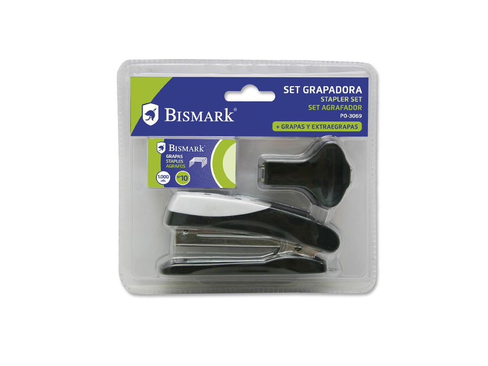 Set Grapadora + Grapas + Extraegrapas