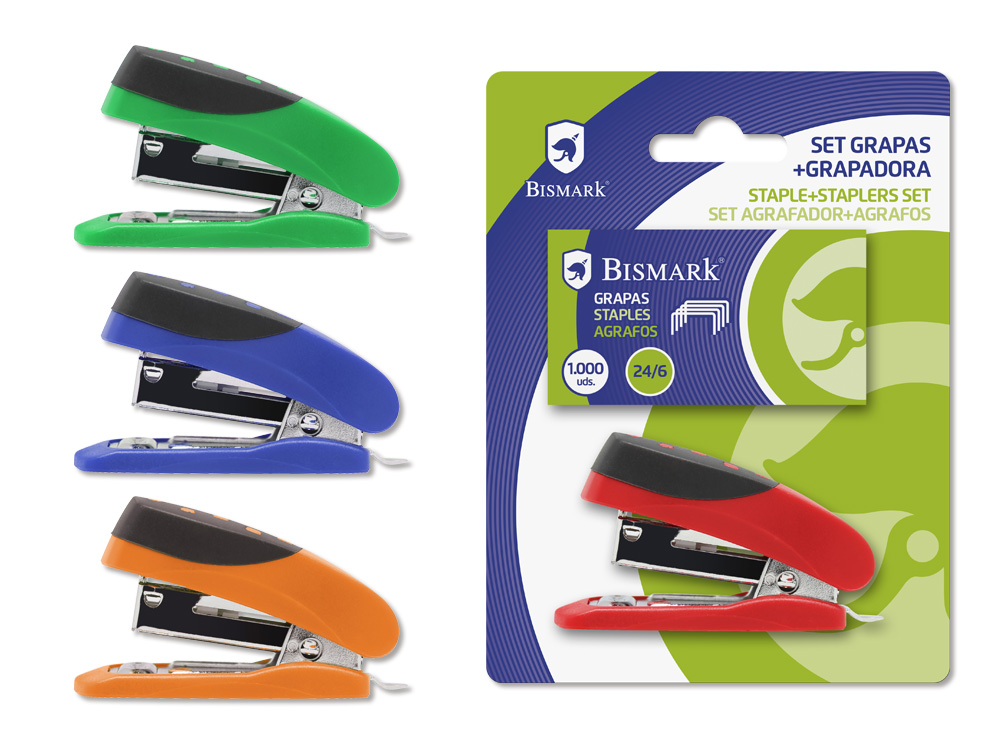 Set Mini-Grapadora + Grapas