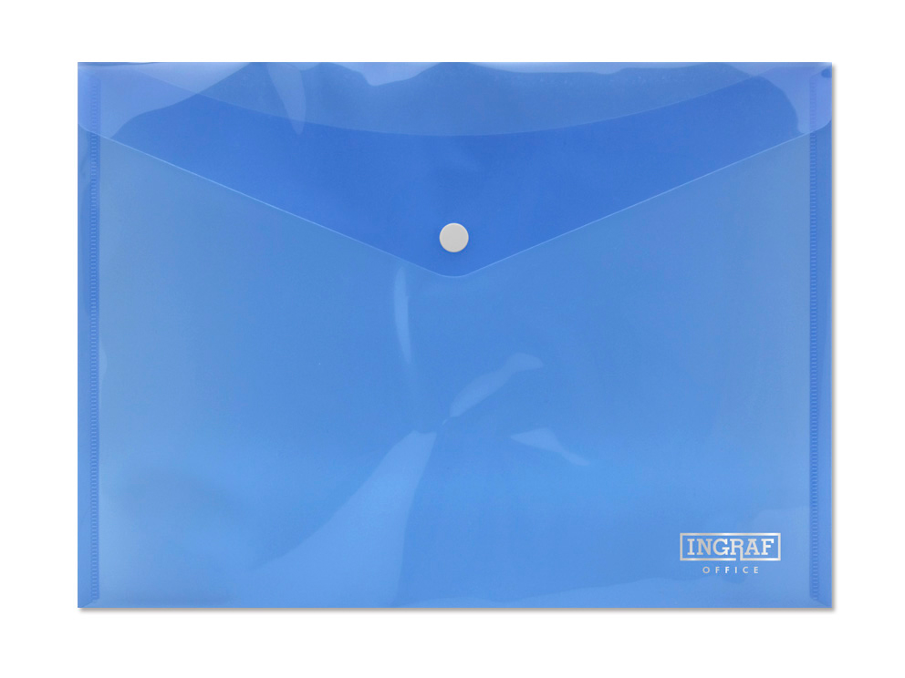 PP Sobre Portad. C/ Broche A4 Ingraf Office Azul