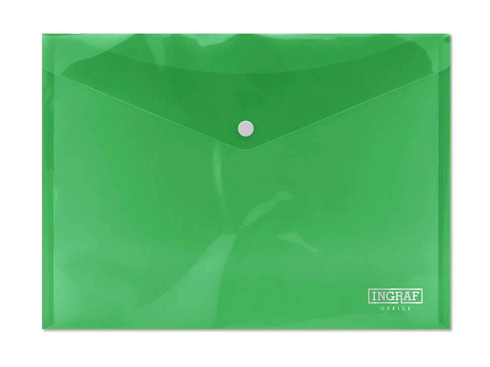 PP Sobre Portad. C/ Broche A4 Ingraf Office Verde