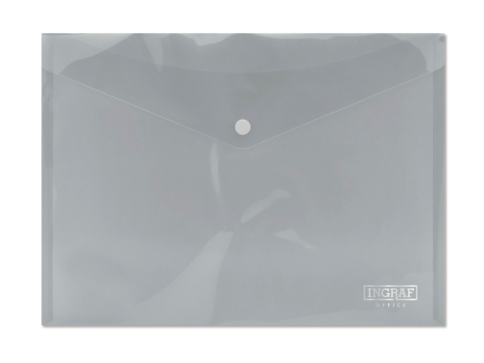 PP Sobre Portad. C/ Broche A4 Ingraf Office Transparente