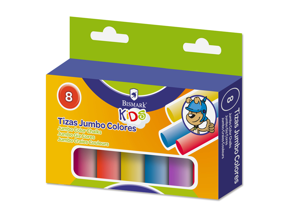 Tizas De Colores Jumbo
