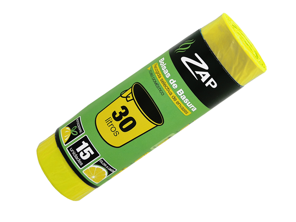 Bolsa Basura Zap 15 X 30 L