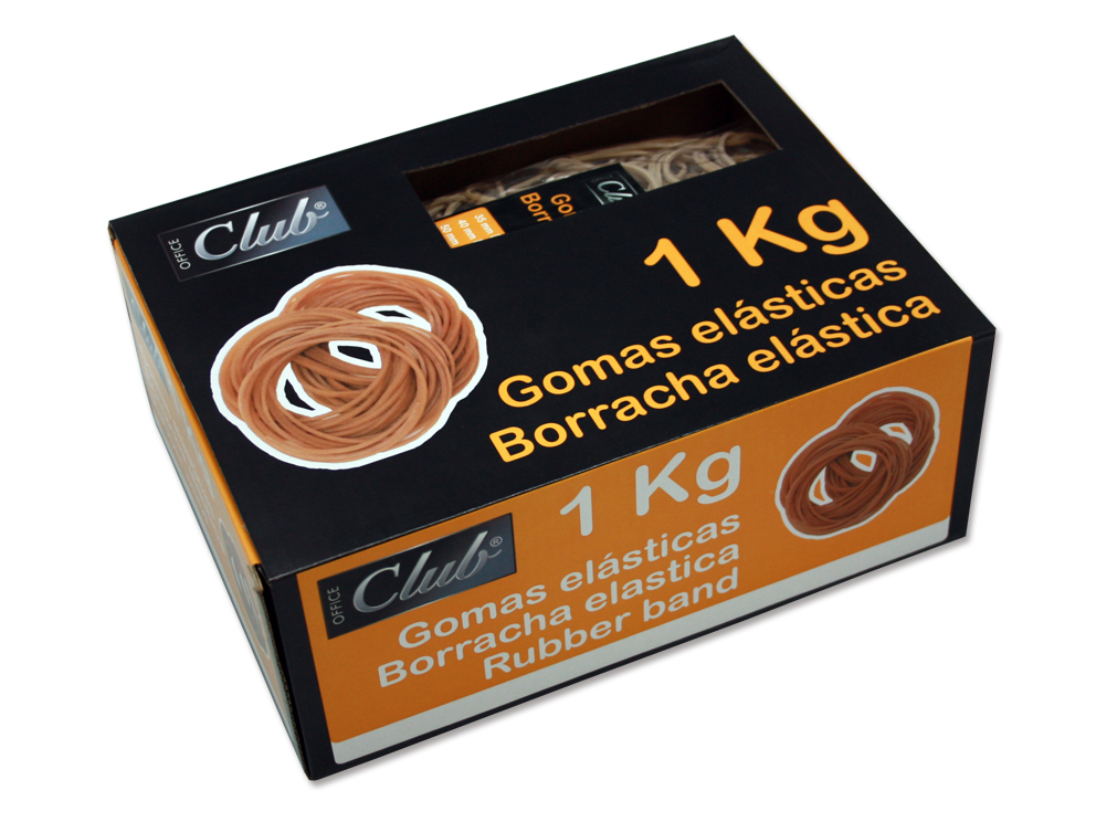 Caja De Gomas Elásticas Grandes Ingraf Office