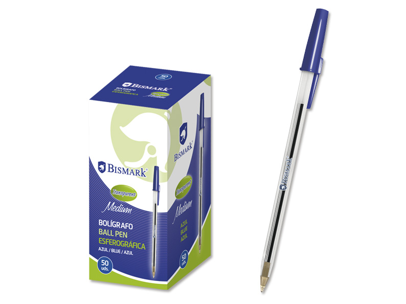 Bolígrafos Bismark Caja 50 uds.