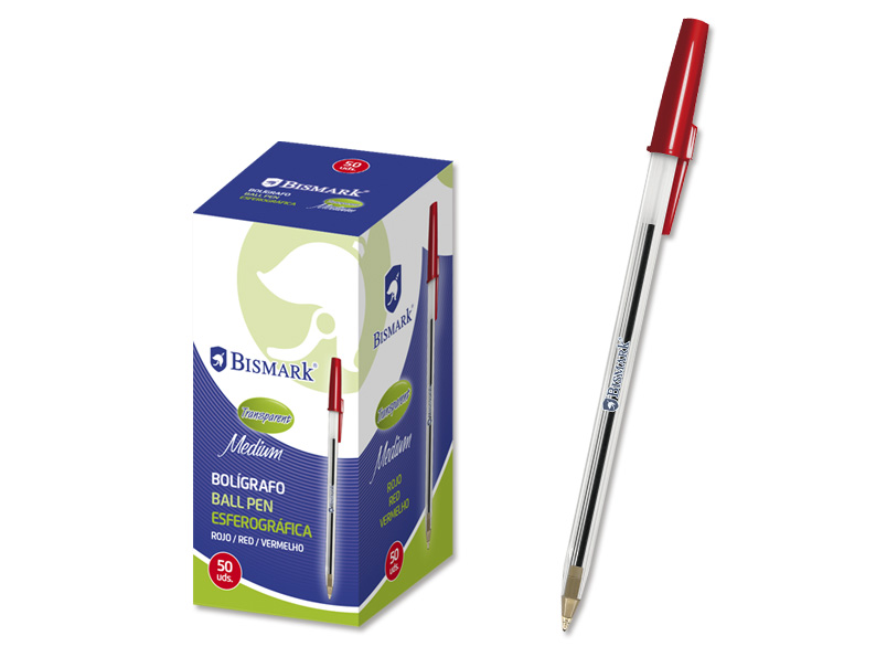 Bolígrafos Bismark Caja 50 uds.
