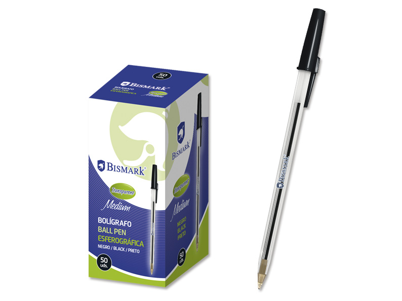 Bolígrafos Bismark Caja 50 uds