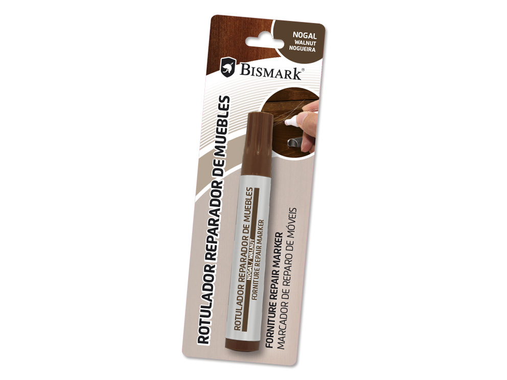 Rotulador Reparador Madera Bismark Color Nogal