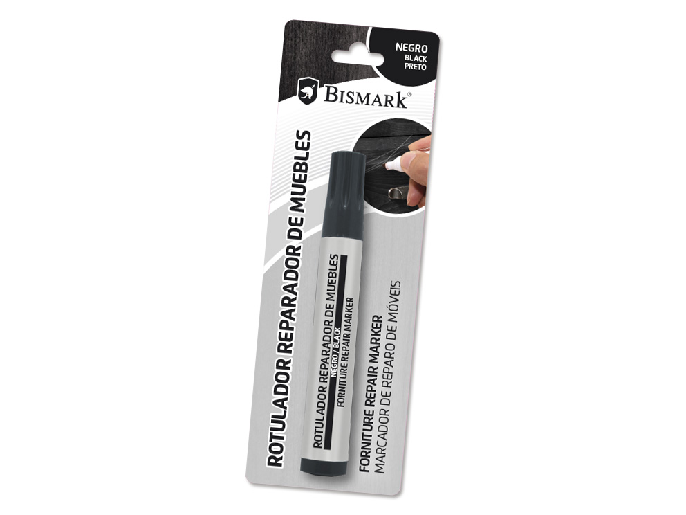 Rotulador Reparador Madera Bismark Color Negro