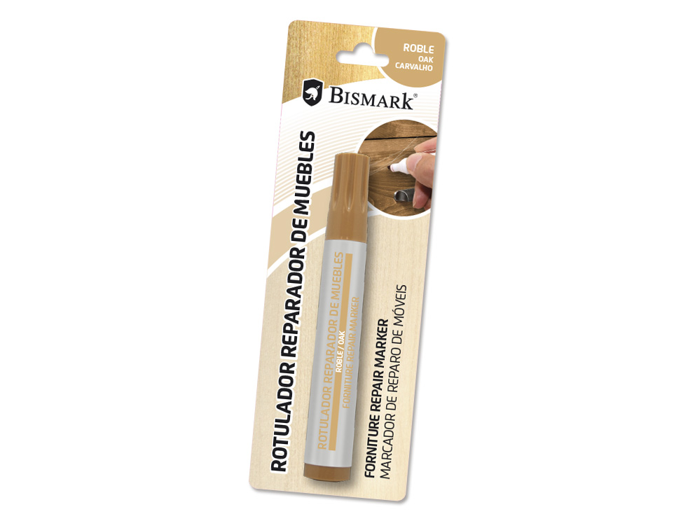 Rotulador Reparador Madera Bismark Color Roble