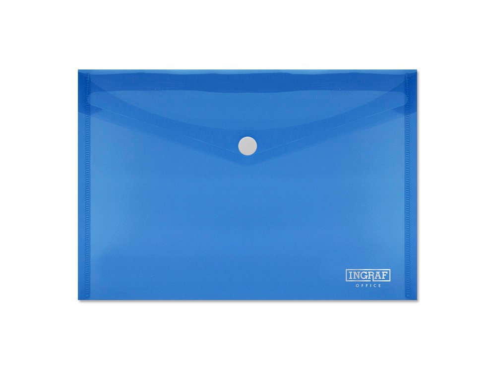 PP Sobre Portad. C/ Broche A5 Ingraf Office Azul