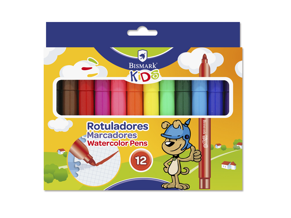 Rotuladores Jumbo 12 Colores
