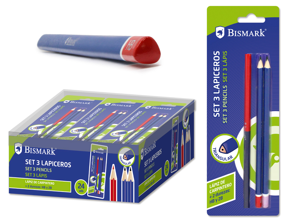 Set Lapicero Bicolor + 2 Lapiceros Hb/2b