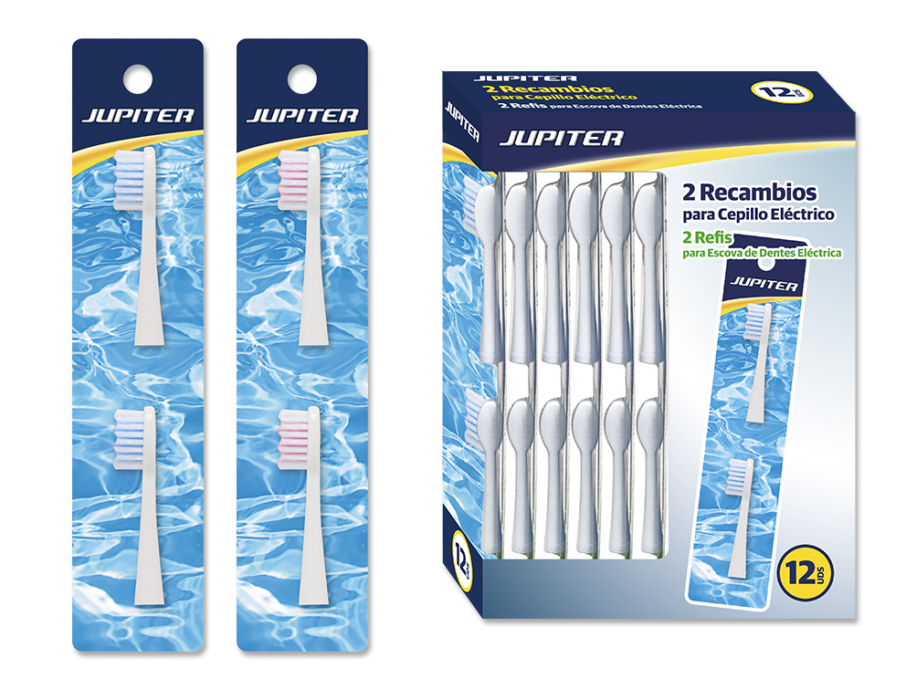 Recambios Para Cepillo Dientes Adulto 2 Uds