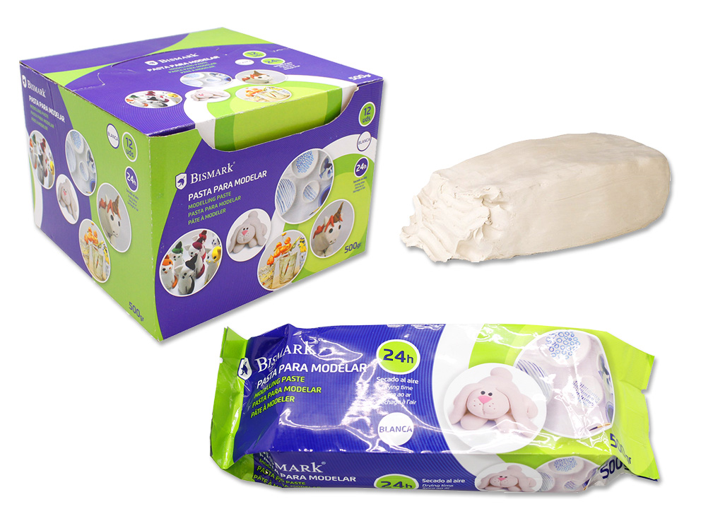 Arcilla Al Aire Para Modelar Blanca 500 Gr