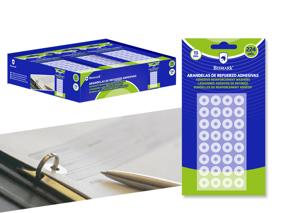 Arandelas De Refuerzo Adhesivas Ø 13mm 224 Uds