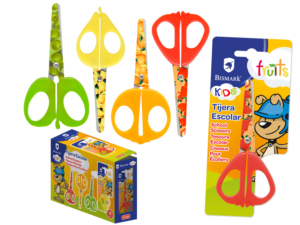 Tijera Escolar Bismark Fruits 5â
