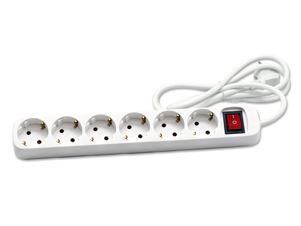 Base Multle Cegasa 6 Tomas 1,4 M Cable