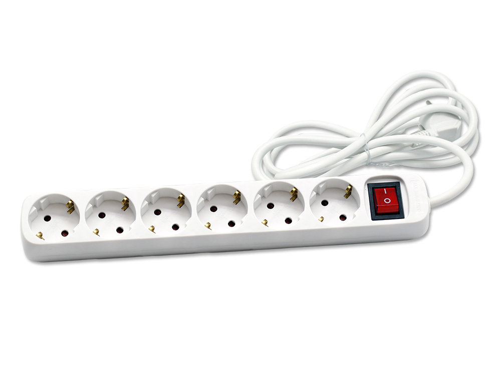 Base Multle Cegasa 6 Tomas 3 M Cable
