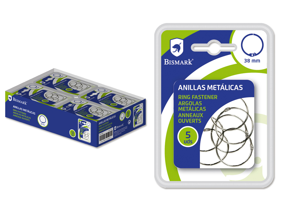 Anilla Metálica Doble Blister