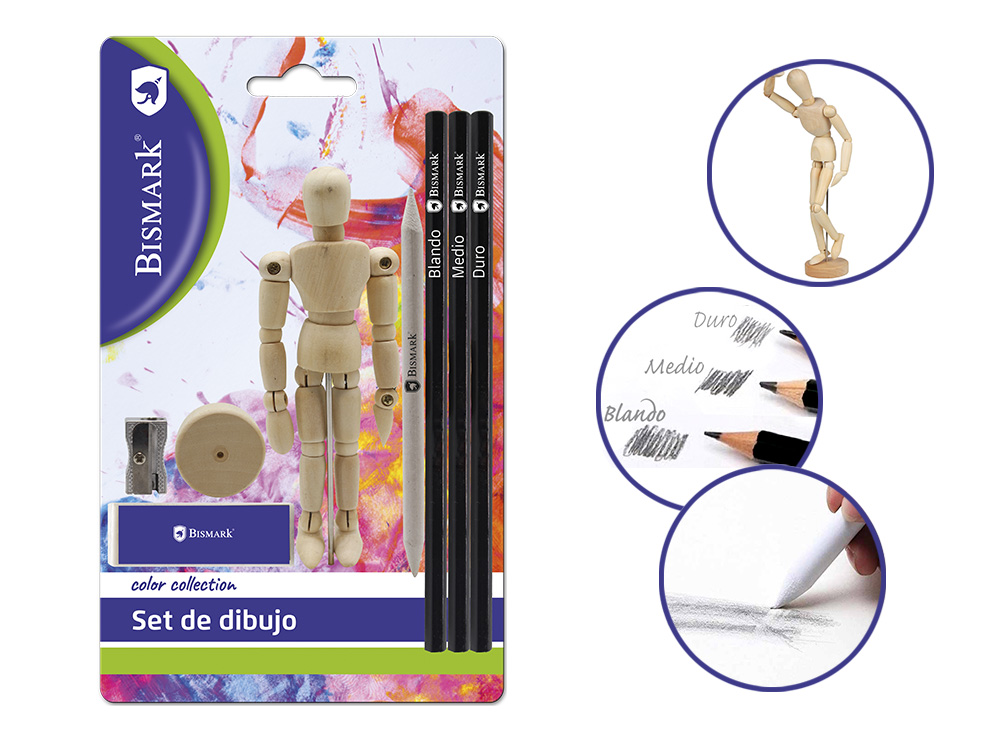 Set De Dibujo Con Maniqui