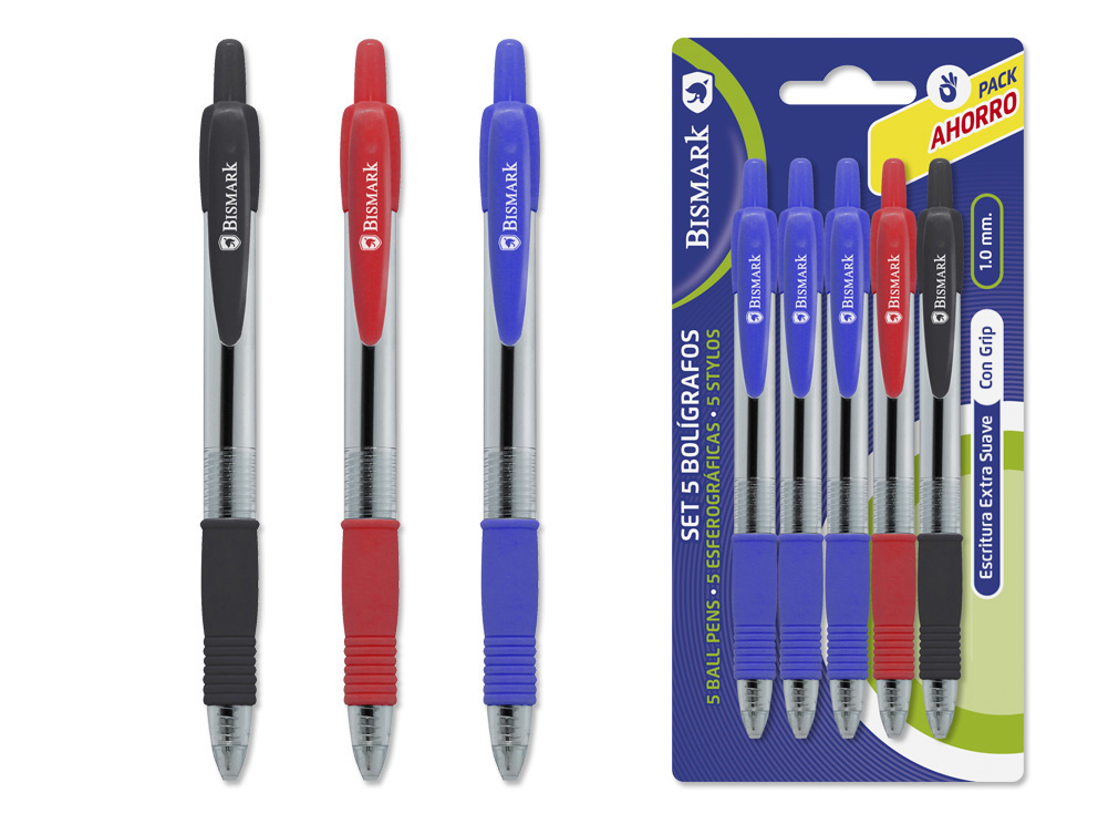 Bismark Soft Gr Boligrafo Set 5 Unidades