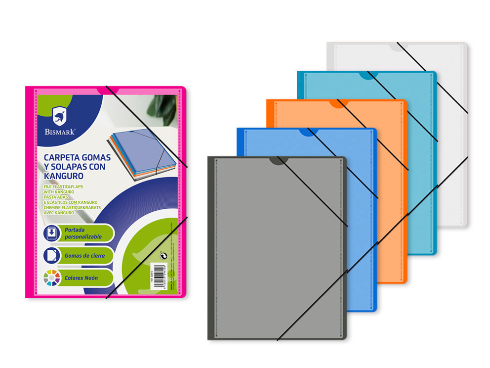 Pp Carpeta Gomas Y Solapas A4 C/Kanguro