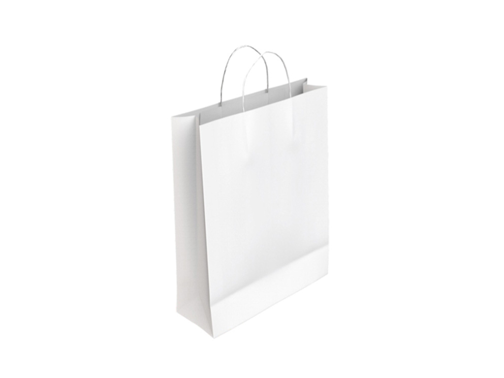 Bolsa Papel Celulosa Blanco S