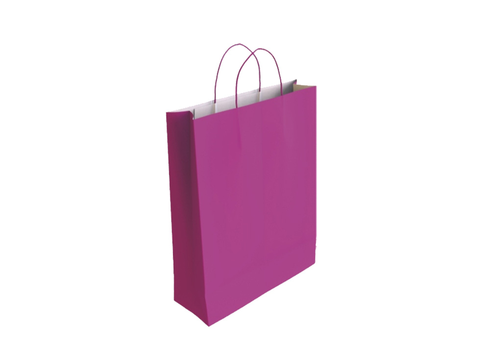 Bolsa Papel Celulosa Fucsia S