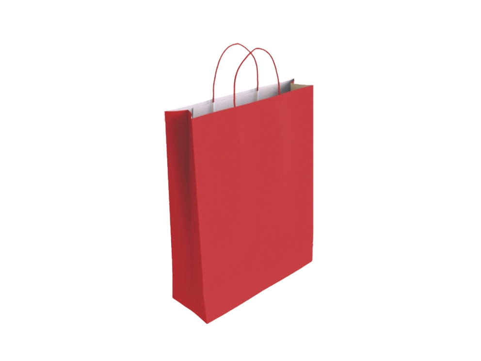 Bolsa Papel Celulosa Rojo S
