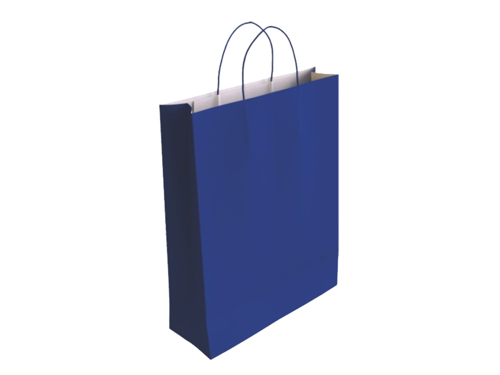 Bolsa Papel Celulosa Azul M