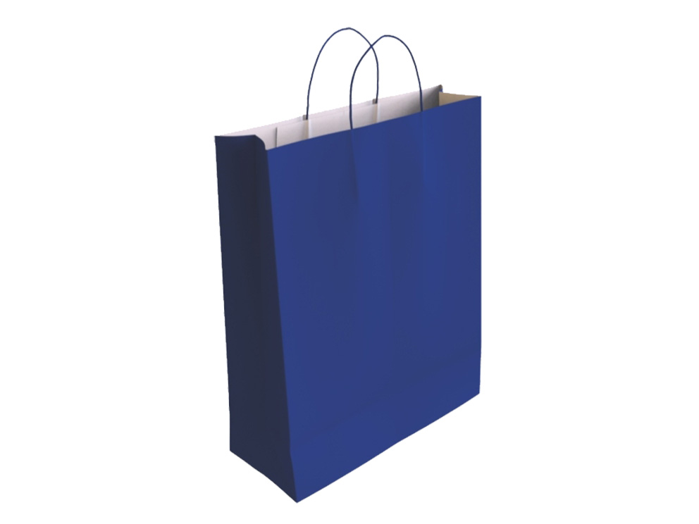 Bolsa Papel Celulosa Azul L