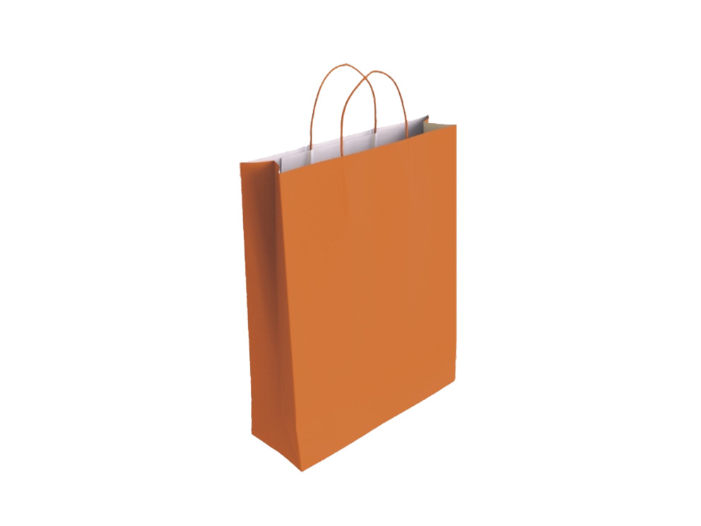 Bolsa Papel Celulosa Naranja S