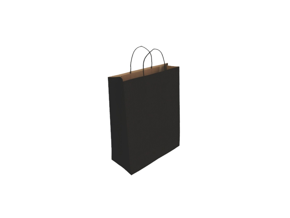 Bolsa Papel Kraft Negra Xs